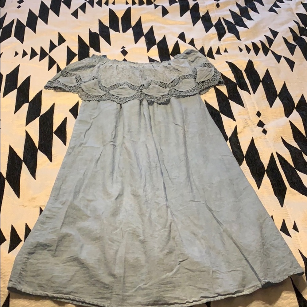 Off should light weight dress - mid thigh